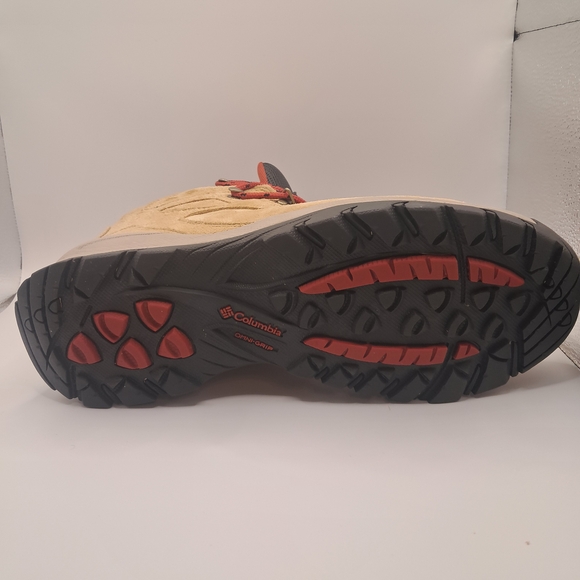 Columbia Men's Tan and Red Hiking Boots - Picture 5 of 5